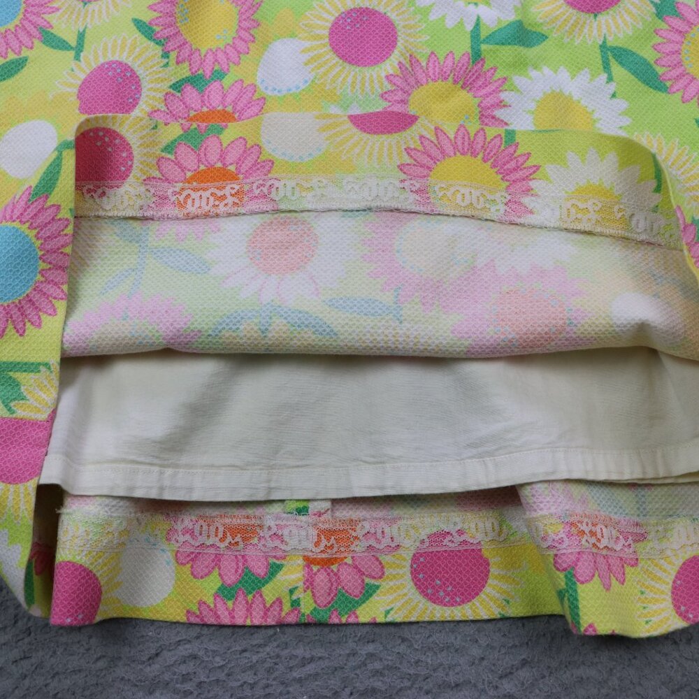 VTG Lilly Pulitzer Dress Womens 2 Multicolor Floral Spaghetti Straps Preppy - Picture 12 of 12